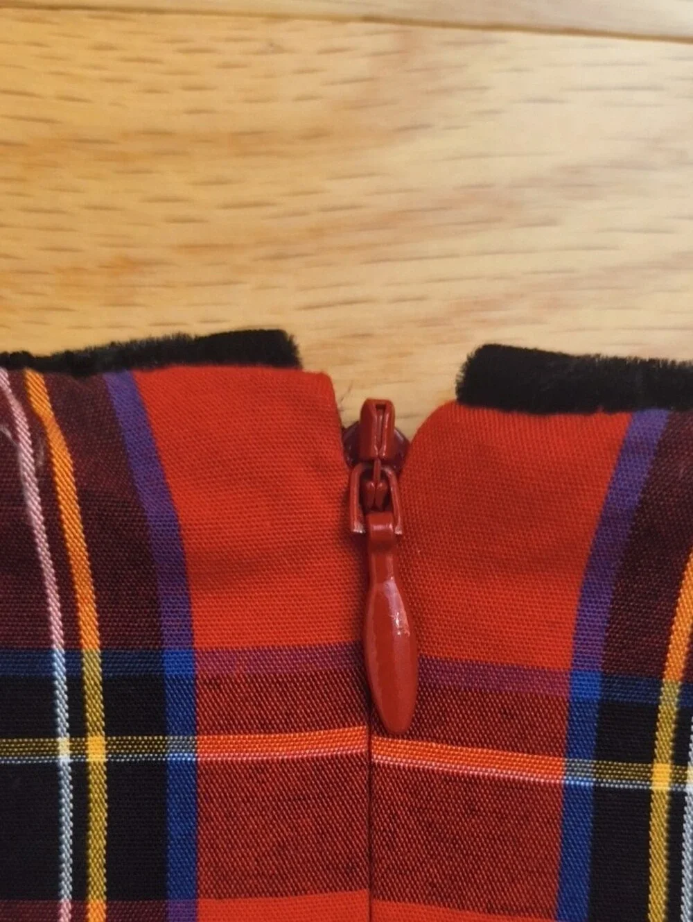 Crewcuts Flutter Sleeve Tartan Dress Size 8 EUC